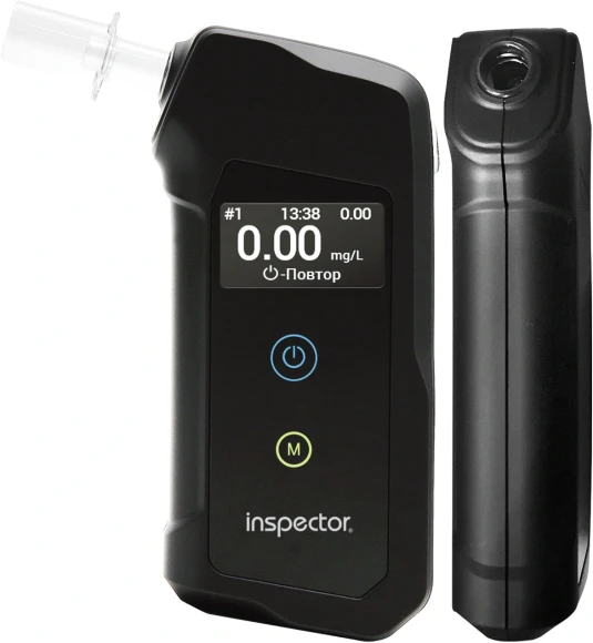 Алкотестер Inspector АТ950 электрохимический черный
