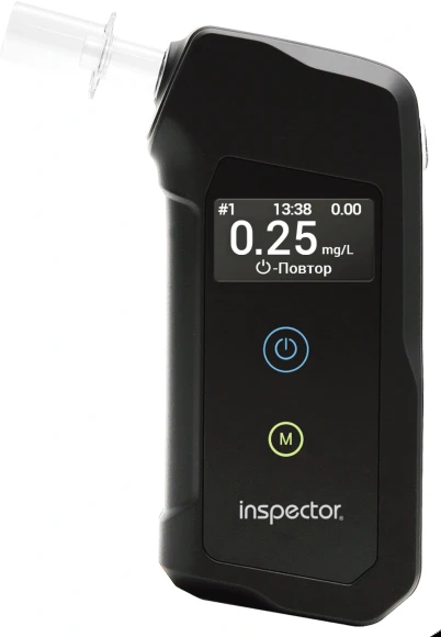 Алкотестер Inspector АТ950 электрохимический черный