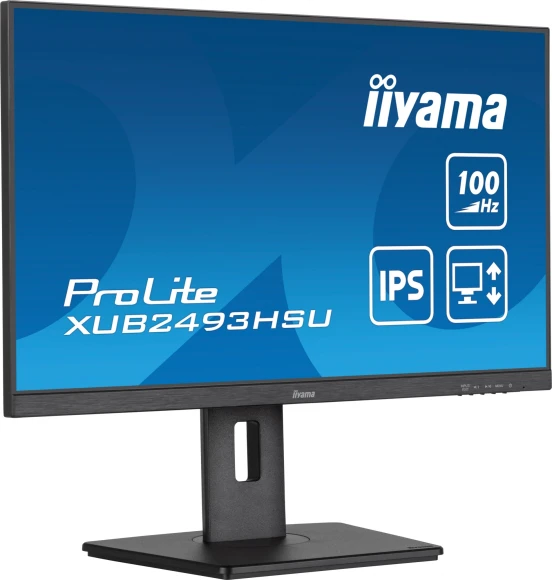 Монитор Iiyama 23.8" ProLite XUB2493HSU-B7 черный IPS LED 16:9 HDMI M/M матовая HAS Piv 300cd 178гр/178гр 1920x1080 100Hz DP FHD USB 4.6кг