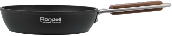 Сковорода Rondell Fjord RDA-1796 круглая 28см покрытие: Xylan Plus ручка несъемная (без крышки) черный