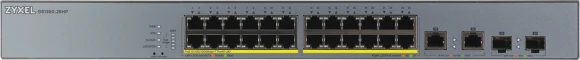Коммутатор Zyxel GS1350-26HP-EU0101F (L2) 24x1Гбит/с 2xКомбо(1000BASE-T/SFP) 24PoE+ 375W управляемый Коммутатор Zyxel GS1350-26HP-EU0101F (L2) 24x1Гбит/с 2xКомбо(1000BASE-T/SFP) 24PoE+ 375W управляемый