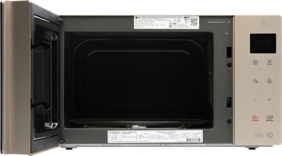 Микроволновая Печь LG MW25R35GISH 25л. 1000Вт бежевый/черный