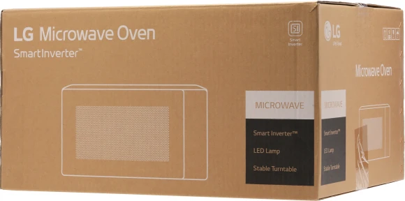 Микроволновая Печь LG MW25R35GISH 25л. 1000Вт бежевый/черный