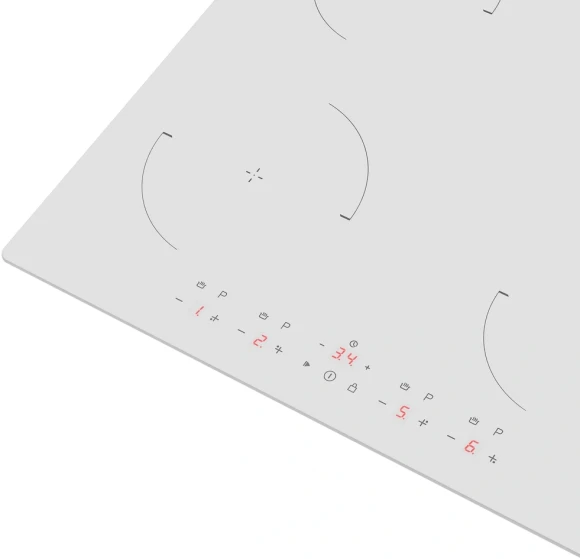 Индукционная варочная поверхность Maunfeld CVI604EXWH белый Индукционная варочная поверхность Maunfeld CVI604EXWH белый