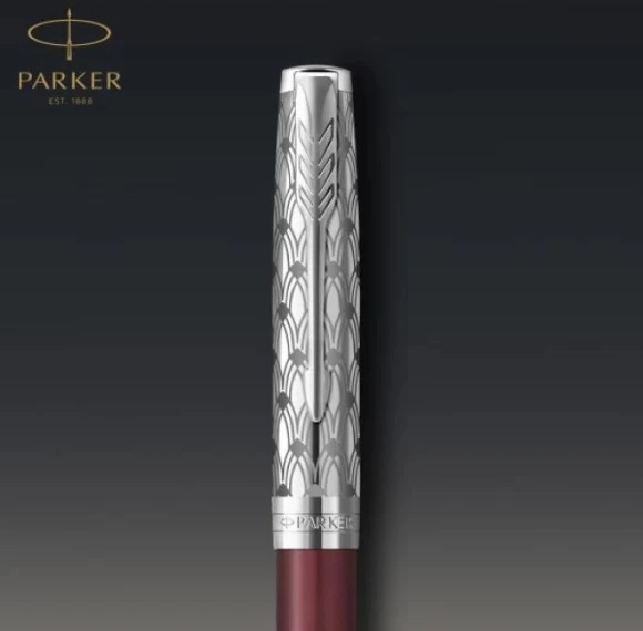 Ручка шариков. Parker Sonnet Premium K537 (2119783) Metal Red CT M черн. черн. подар.кор.