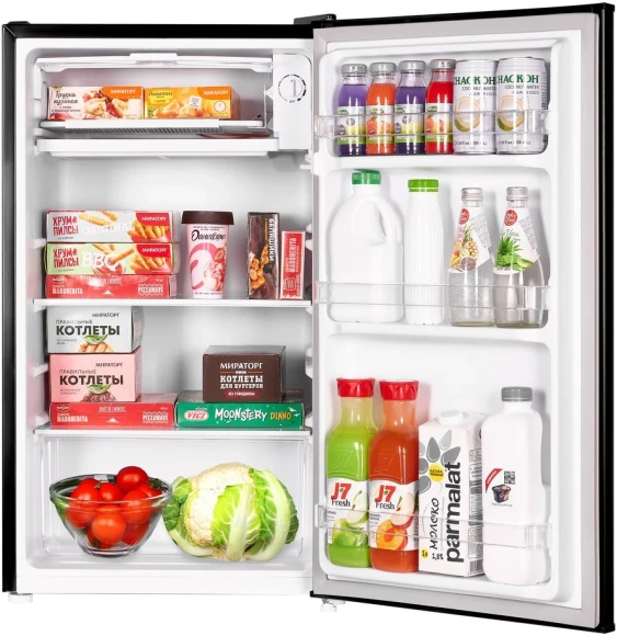 Холодильник Maunfeld MFF83RB 1-нокамерн. черный