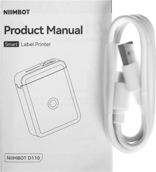 Термопринтер Niimbot D110 M (1746733) 203dpi 40мм/с/USB/BT для печ.этик. белый