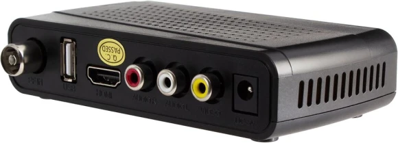 Ресивер DVB-T2 Hyundai H-DVB520 + WiFi-адаптер черный Ресивер DVB-T2 Hyundai H-DVB520 + WiFi-адаптер черный