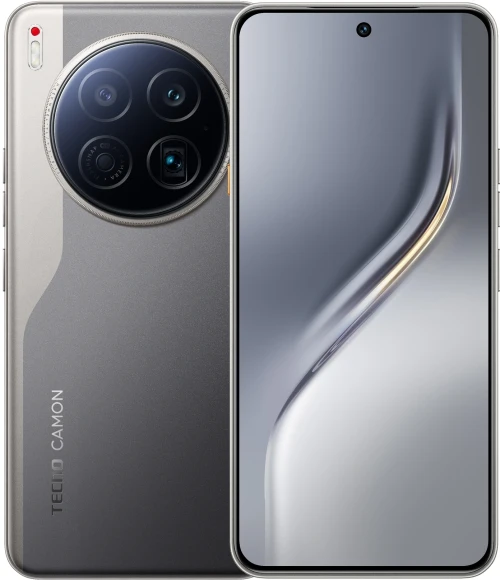 Смартфон Tecno Camon 40 Premier 5G 256Gb 12Gb черный моноблок 3G 4G 2Sim 6.67" 1260x2800 Android 15 50Mpix 802.11 a/b/g/n/ac/ax NFC GPS GSM900/1800 GSM1900 Protect FM