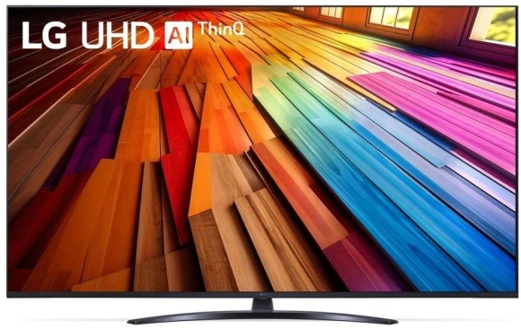 Телевизор LED LG 65" 65UT81006LA.ARUG черный 4K Ultra HD 60Hz DVB-T DVB-T2 DVB-C DVB-S2 USB WiFi Smart TV