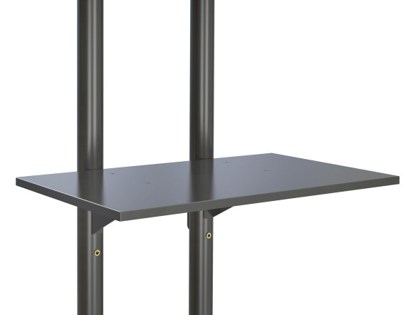 Стойка для телевизора Cactus CS-ST04 черный 37"-70" макс.68кг напольный мобильный