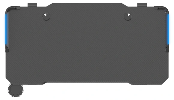 Стол для компьютера Cactus CS-ED-GBK электропривод столешница МДФ карбон каркас черный 120x60x72см