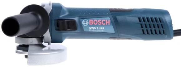 Углошлифовальная машина Bosch GWS 7-125 720Вт 11000об/мин рез.шпин.:M14 d=125мм (0601388108)