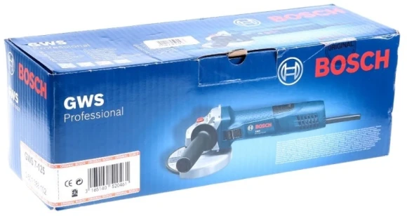 Углошлифовальная машина Bosch GWS 7-125 720Вт 11000об/мин рез.шпин.:M14 d=125мм (0601388108)