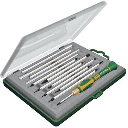 Отвертка Kraftool 25611-H12 в компл.:12 предметов жесткий кейс