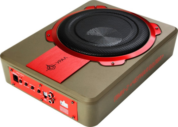 Сабвуфер автомобильный Ural ПМН-2 активный (20см/8") Сабвуфер автомобильный Ural ПМН-2 активный (20см/8")