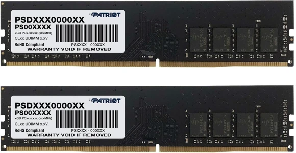 Память DDR4 2x8GB 3200MHz Patriot PSP416G3200KH1 Signature RTL PC4-25600 CL22 DIMM 288-pin 1.2В kit с радиатором Ret