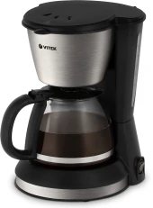 Кофеварка капельная Vitek VT-1506 550Вт черный/серебристый