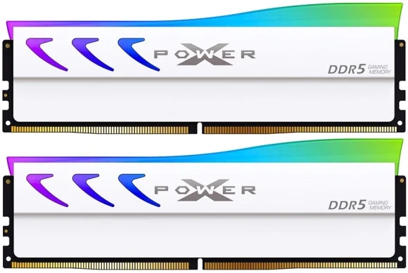 Память DDR5 2x32GB 6000MHz Silicon Power SP064GXLWU60AFDK Xpower Storm RGB RTL Gaming PC5-48000 CL30 DIMM 288-pin 1.35В kit single rank с радиатором Ret