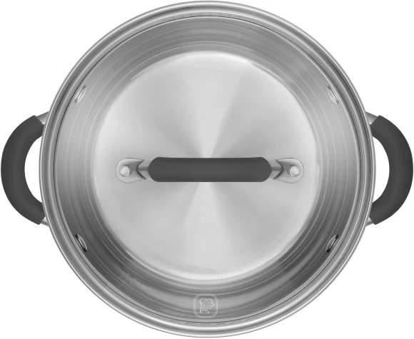 Кастрюля Rondell Flamme RDS-025 5.7л. d=24см (с крышкой) стальной