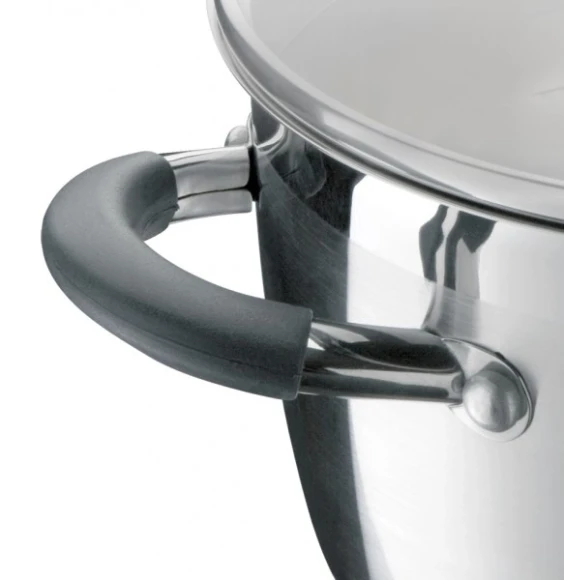 Кастрюля Rondell Flamme RDS-025 5.7л. d=24см (с крышкой) стальной