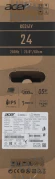 Монитор Acer 23.8" Nitro KG241YX1bmiipx черный IPS LED 0.5ms 16:9 HDMI M/M матовая 250cd 170гр/160гр 1920x1080 200Hz FreeSync Premium DP FHD 3.2кг Монитор Acer 23.8" Nitro KG241YX1bmiipx черный IPS LED 0.5ms 16:9 HDMI M/M матовая 250cd 170гр/160гр 1920x1080 200Hz FreeSync Premium DP FHD 3.2кг