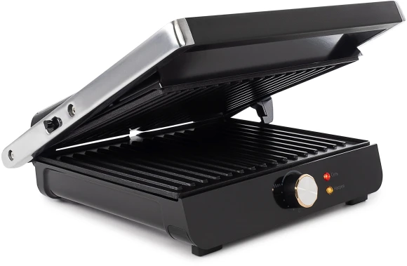 Электрогриль Hyundai HYG-2044 2000Вт черный/черный
