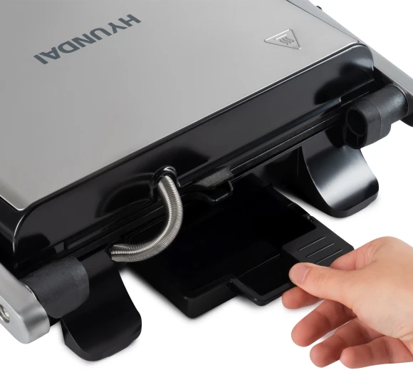 Электрогриль Hyundai HYG-2044 2000Вт черный/черный