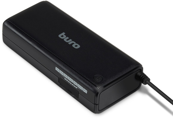 Блок питания Buro BUM-1187H90 ручной 90W 12V-20V 11-коннект. от бытовой электросети LED индикатор Блок питания Buro BUM-1187H90 ручной 90W 12V-20V 11-коннект. от бытовой электросети LED индикатор