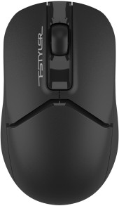 Мышь A4Tech Fstyler FB12S черный оптическая 1200dpi silent беспров. BT/Radio USB 2but (FB12S USB BLACK)