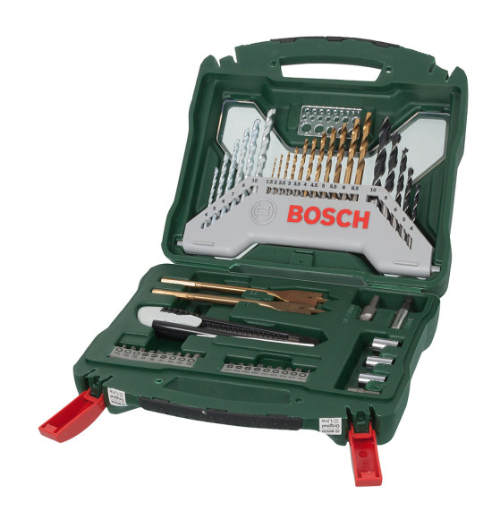 Набор принадлежностей Bosch X-Line-50 50 предметов (жесткий кейс) Набор принадлежностей Bosch X-Line-50 50 предметов (жесткий кейс)