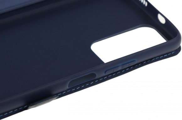 Чехол (флип-кейс) BoraSCO для Xiaomi Poco M4 Pro 5G Book Case синий (70111)