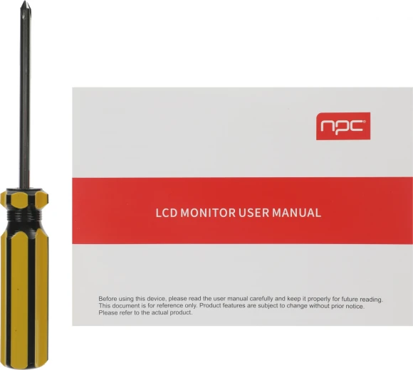 Монитор NPC 23.8" MF2412 черный IPS LED 4ms 16:9 HDMI M/M Cam матовая HAS Piv 1000:1 300cd 178гр/178гр 1920x1080 100Hz G-Sync FreeSync VGA DP FHD USB 2.75кг