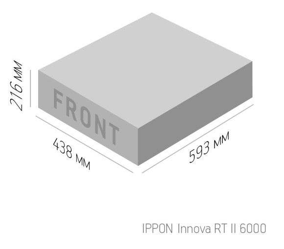 Источник бесперебойного питания Ippon Innova RT II 6000 6000Вт 6000ВА черный