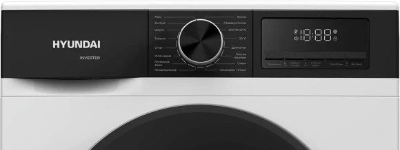Стиральная машина Hyundai WME7210 класс: A+++ загр.фронтальная макс.:7кг белый инвертор
