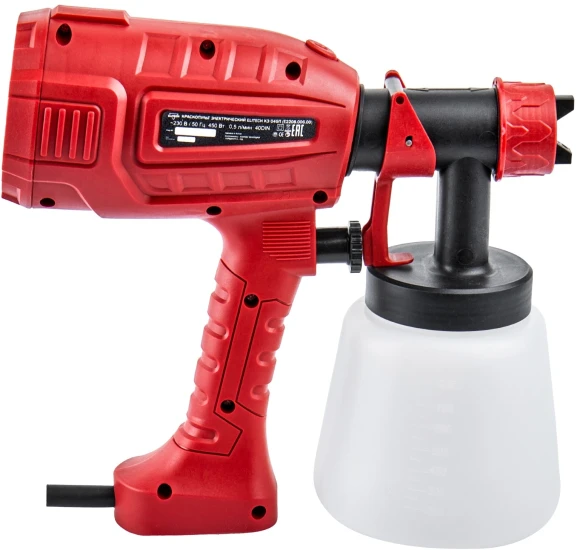 Краскопульт Elitech КЭ 045П 450Вт бак:800мл 800мл/мин