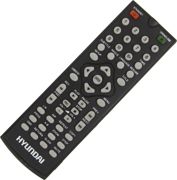 Плеер DVD Hyundai H-DVD120 черный ПДУ