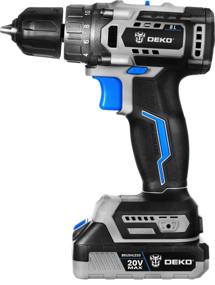 Дрель-шуруповерт Deko Sharker 20V аккум. патрон:быстрозажимной (063-4037) Дрель-шуруповерт Deko Sharker 20V аккум. патрон:быстрозажимной (063-4037)