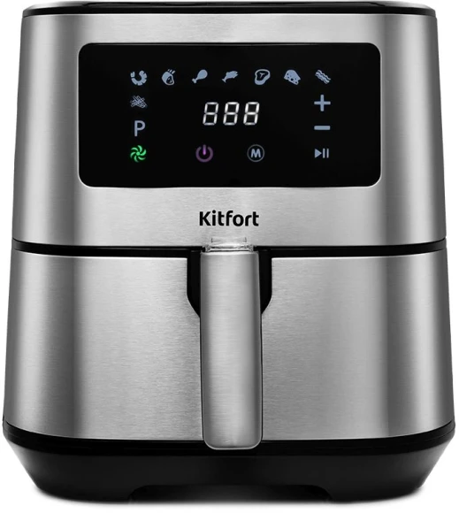 Аэрогриль Kitfort KT-2228 5.5л 1700Вт серебристый (КТ-2228) Аэрогриль Kitfort KT-2228 5.5л 1700Вт серебристый (КТ-2228)