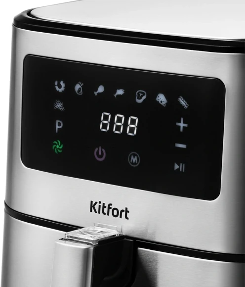 Аэрогриль Kitfort KT-2228 5.5л 1700Вт серебристый (КТ-2228) Аэрогриль Kitfort KT-2228 5.5л 1700Вт серебристый (КТ-2228)