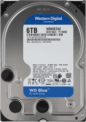 Жесткий диск WD SATA-III 6TB WD60EZAX Desktop Blue (5400rpm) 256Mb 3.5" Жесткий диск WD SATA-III 6TB WD60EZAX Desktop Blue (5400rpm) 256Mb 3.5"