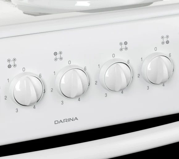 Плита Электрическая Darina S EM 341 404 W белый/черный эмаль (без крышки) Плита Электрическая Darina S EM 341 404 W белый/черный эмаль (без крышки)