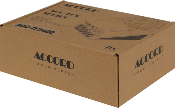 Блок питания Accord TFX 400W ACC-TFX400 (20+4pin) APFC 80mm fan 3xSATA RTL