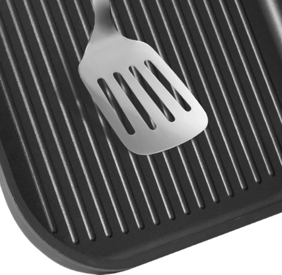 Сковорода-гриль Rondell Escurion Grey RDA-1124 квадратная 28см покрытие: TriTitan ручка несъемная (без крышки) серый