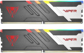 Память DDR5 2x16Gb 5600MHz Patriot PVVR532G560C36K Viper Venom RGB RTL Gaming PC5-44800 CL36 DIMM 288-pin 1.25В с радиатором Ret Память DDR5 2x16Gb 5600MHz Patriot PVVR532G560C36K Viper Venom RGB RTL Gaming PC5-44800 CL36 DIMM 288-pin 1.25В с радиатором Ret