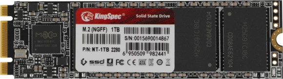 Накопитель SSD Kingspec SATA-III 1TB NT-1TB M.2 2280 Накопитель SSD Kingspec SATA-III 1TB NT-1TB M.2 2280