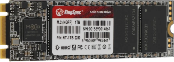Накопитель SSD Kingspec SATA-III 1TB NT-1TB M.2 2280 Накопитель SSD Kingspec SATA-III 1TB NT-1TB M.2 2280