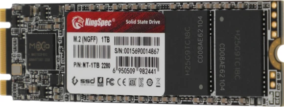 Накопитель SSD Kingspec SATA-III 1TB NT-1TB M.2 2280 Накопитель SSD Kingspec SATA-III 1TB NT-1TB M.2 2280