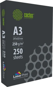 Бумага Cactus CS-LPA4250250 A4 марка A/250г/м2/250л./белый CIE170% для лазерной печати