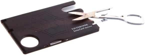 Швейцарская карта Victorinox Swiss Card Nailcare (0.7240.T3) черный полупрозрачный коробка подарочная Швейцарская карта Victorinox Swiss Card Nailcare (0.7240.T3) черный полупрозрачный коробка подарочная
